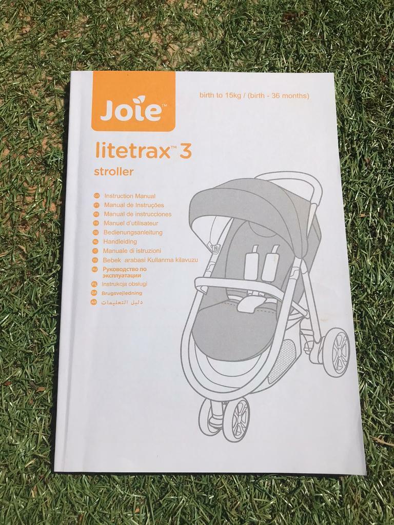 joie litetrax 3 manual